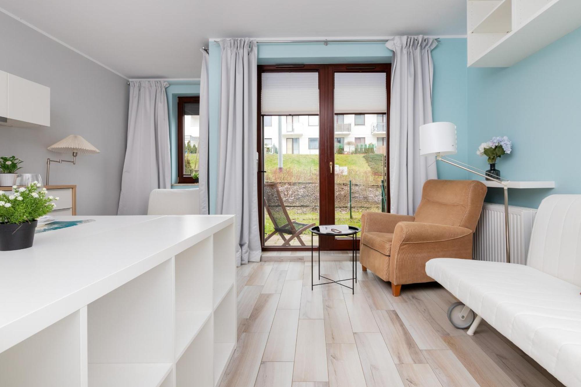 Pastel Lawendowe Wzgorze Studio With Balcony And Parking By Noclegi Renters Γκντανσκ Εξωτερικό φωτογραφία